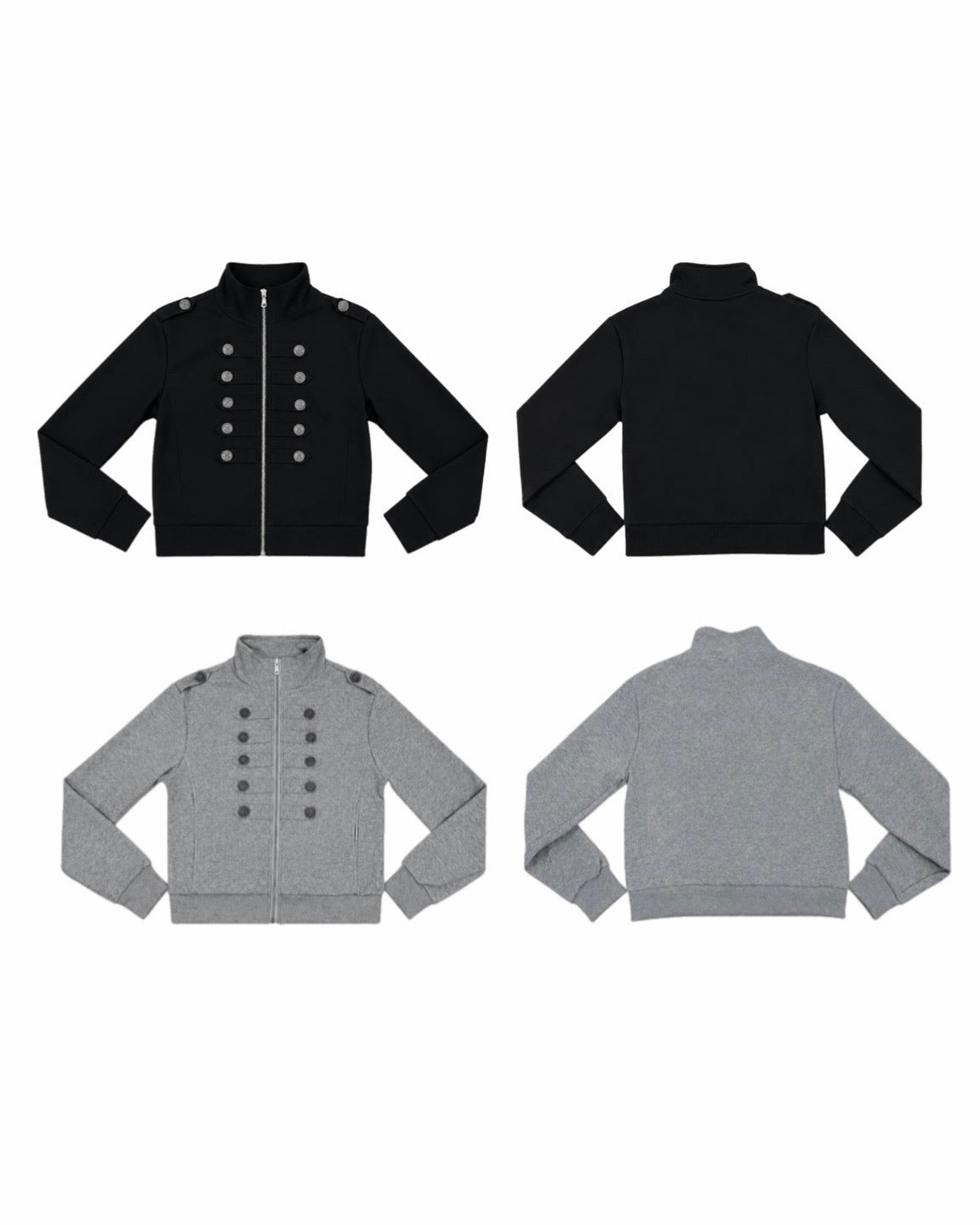 受注制【nmtc+】high neck napoleon zip up jacket (2color)