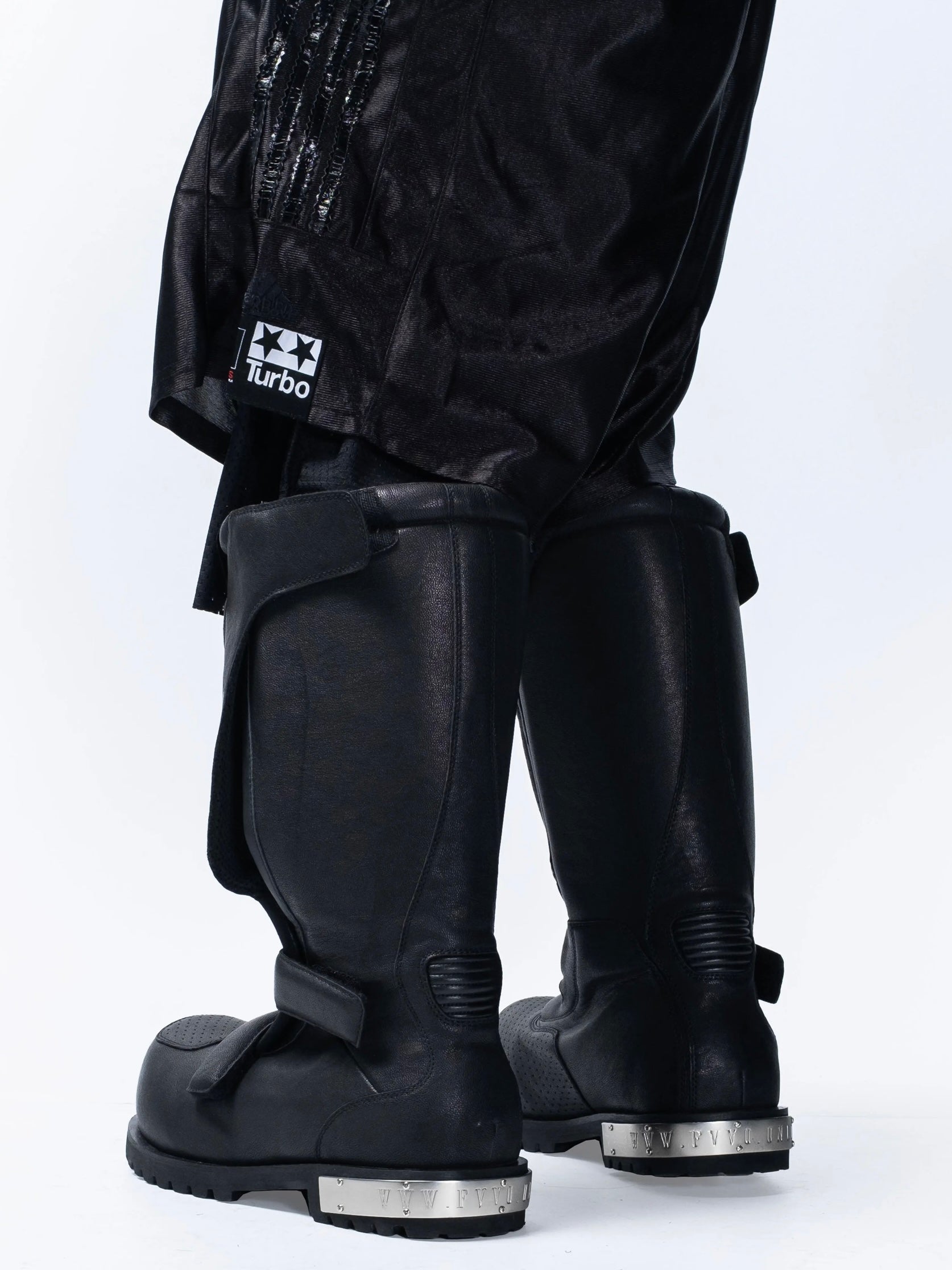 【F.V.V.O】Armored Leather High Boots