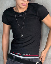 【LECYTO】Wave Relief T-Shirt