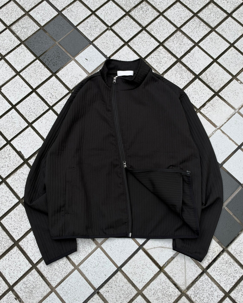 受注制【youll】pleated asymmetry jacket (3color)