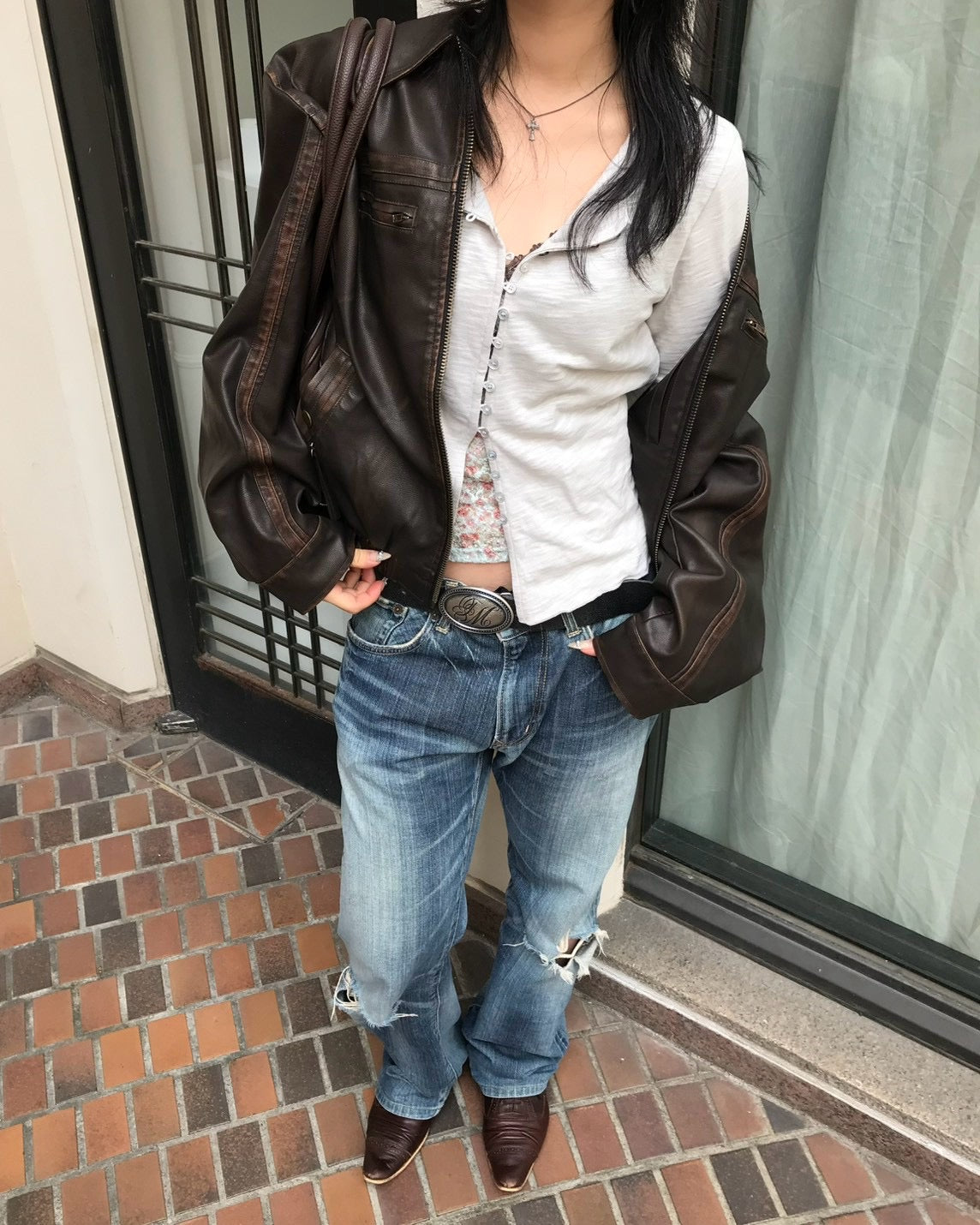 受注制【OaKS】washed coating jacket (2color)
