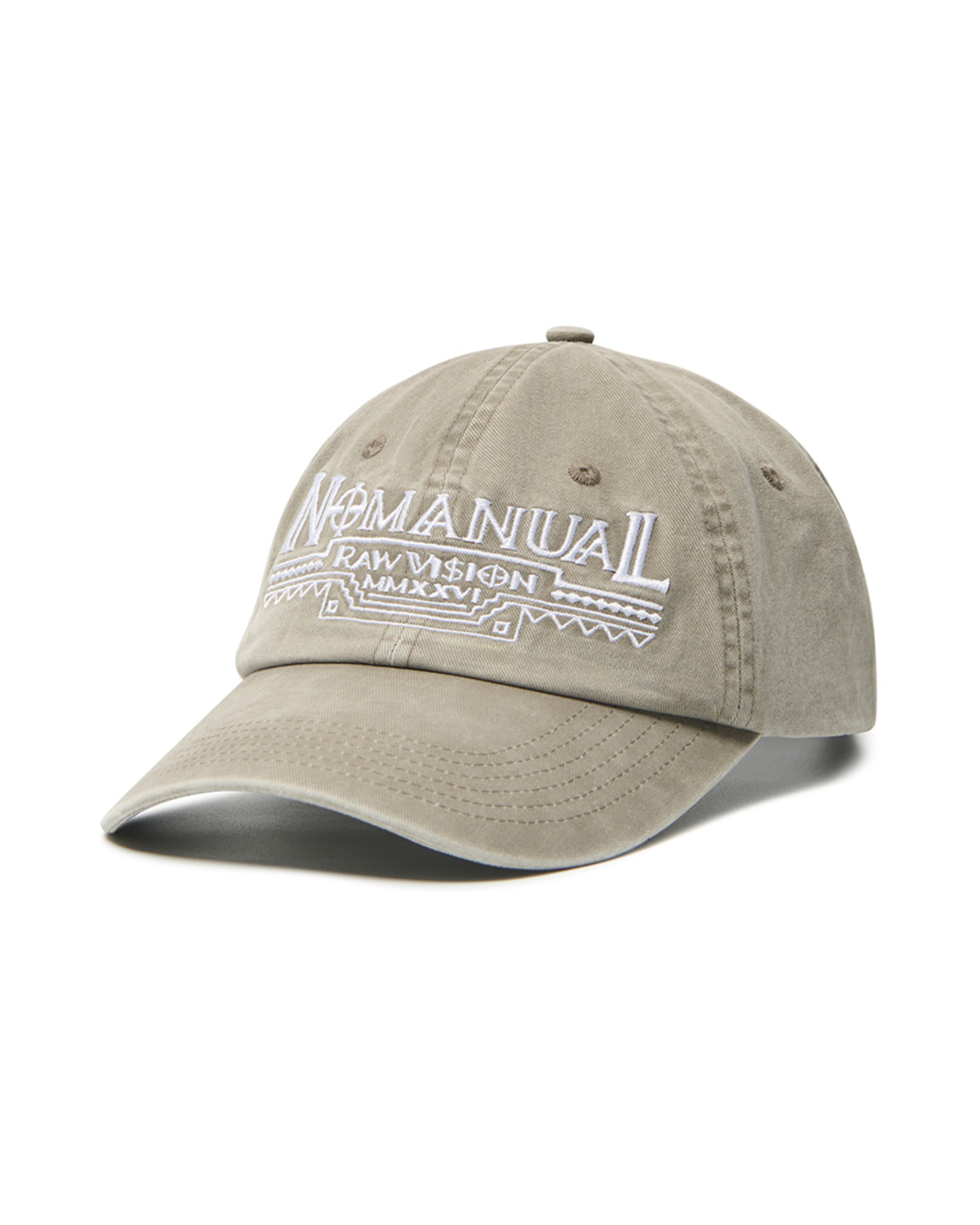 【NOMANUAL】NM WASHED AZTEC BALL CAP