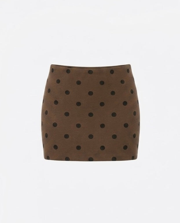 大阪店 WEB限定 受注制【Never mind the XU】Dot Muse Mini Skirt