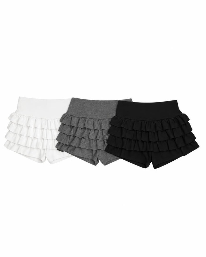 受注制【nmtc+】Tiered skirt pants (3color)