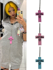 【Never mind the XU】cross fortune necklace (3color)