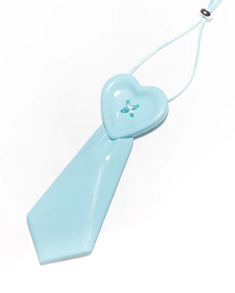 【Unopened gift】heart button tie necklaces
