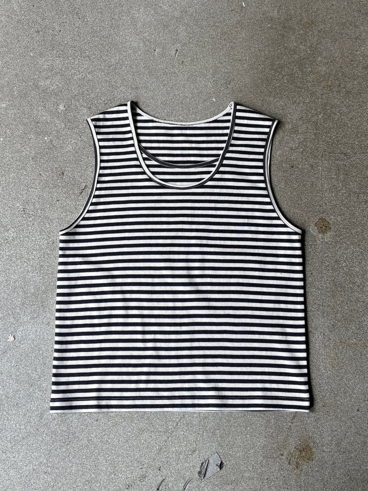 【Lee fi Ne】Layered Stripe Tank