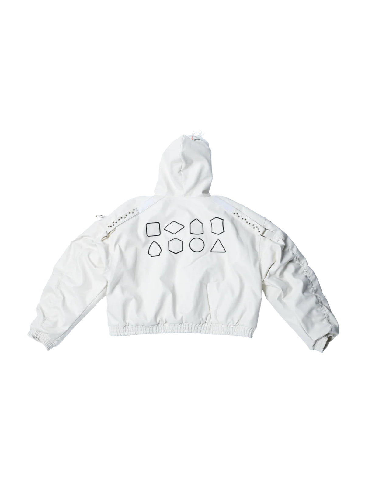 【F.V.V.O】Embroidered Hooded Bomber Jacket