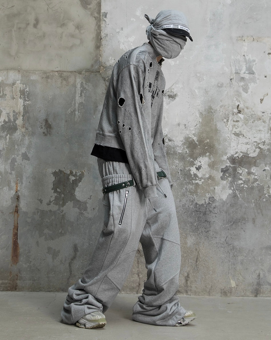 【roaringrad】Layered Waist Sweat Pants
