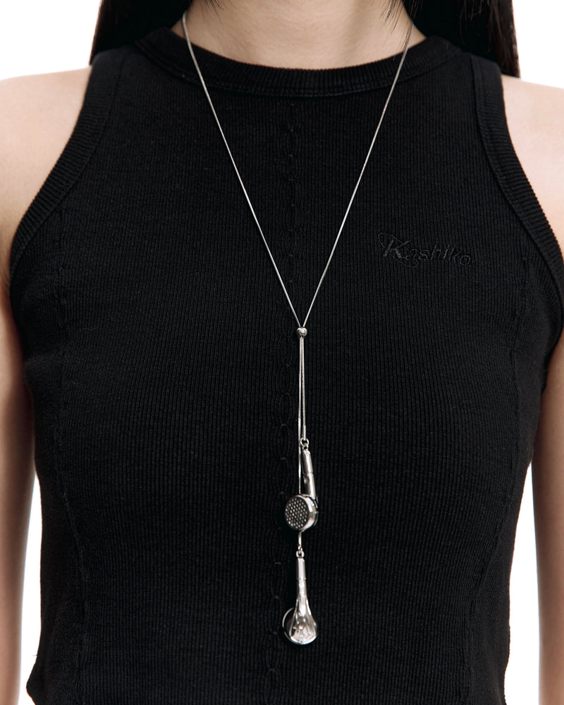 【Kashiko】Slide Earphone Necklace