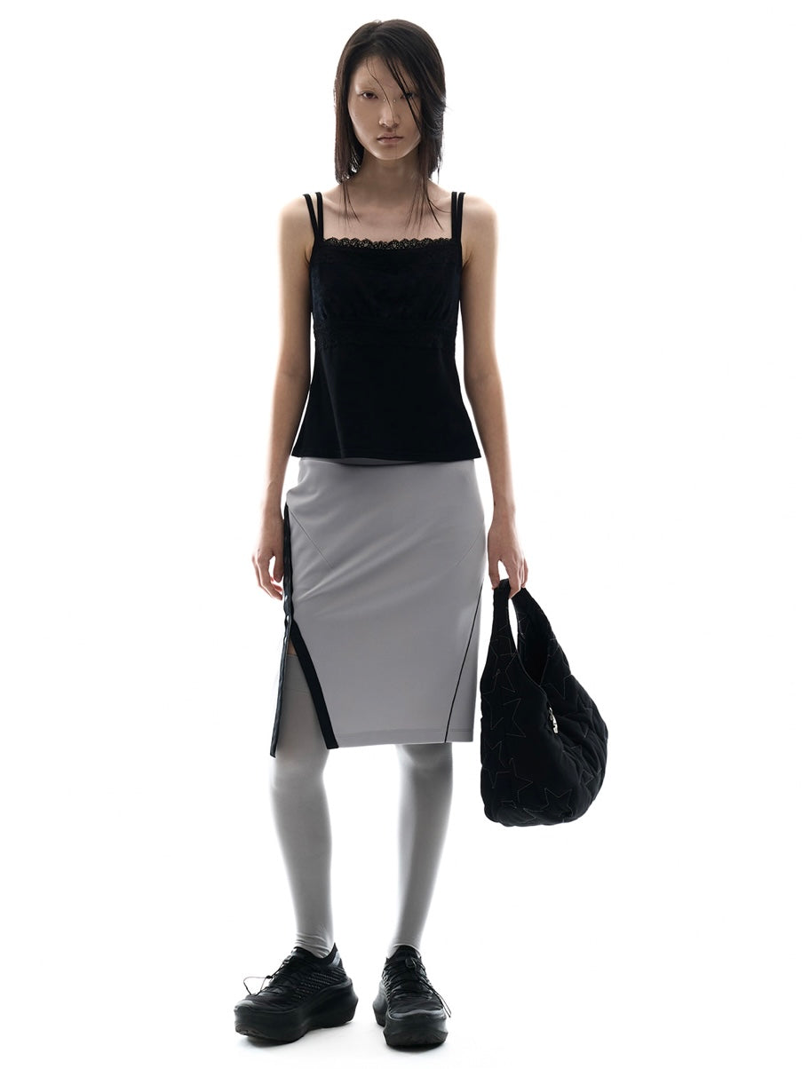 【OJOS】Starquilt padded Hobo Bag