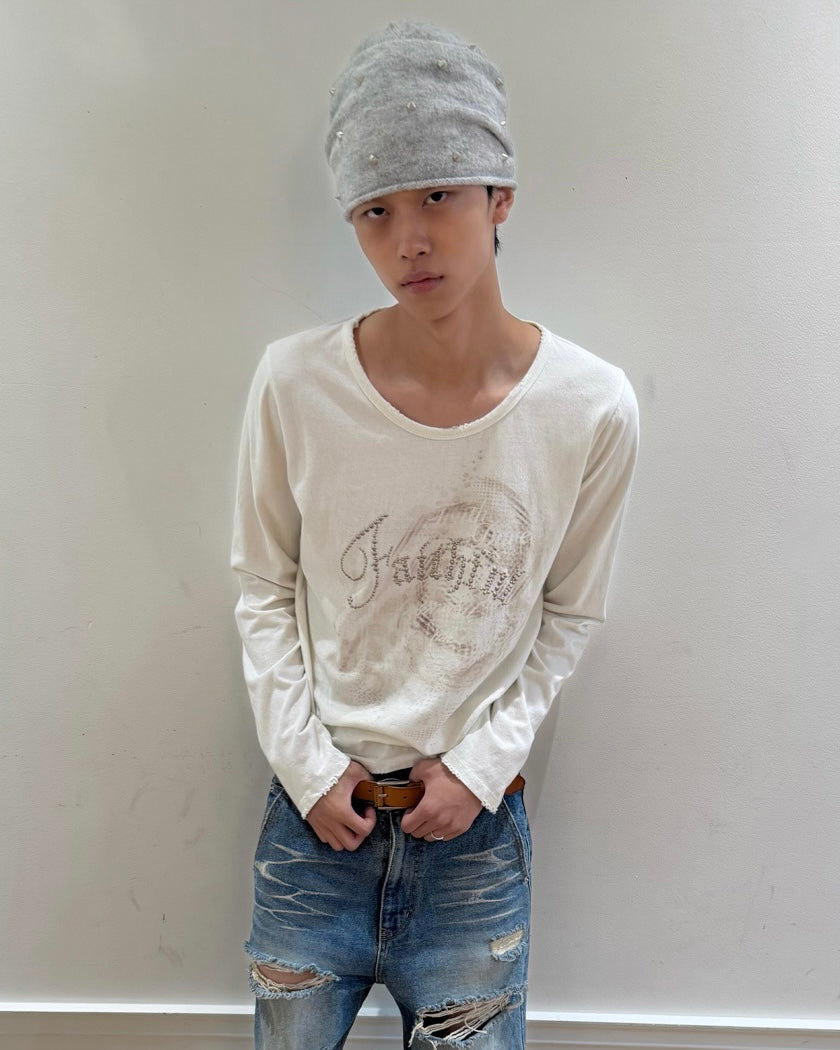 【LECYTO】Spike Studded Knit Beanie
