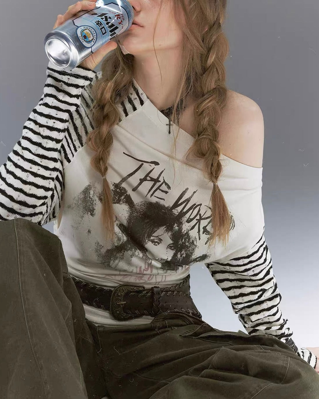 【Cest Nous】Band Graffiti T-shirt