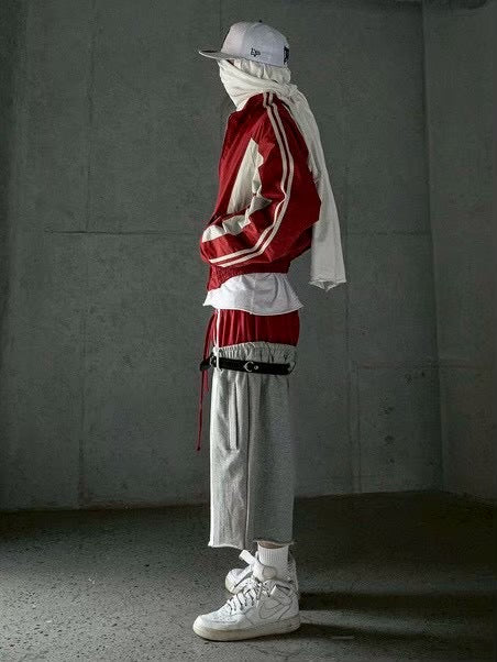 【roaringrad】Double Waist Bermuda Sweat Pants