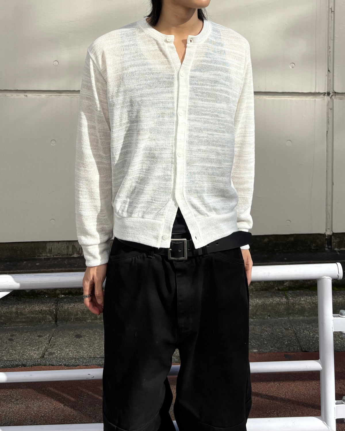 受注制【youll】basic crop cardigan (2color)