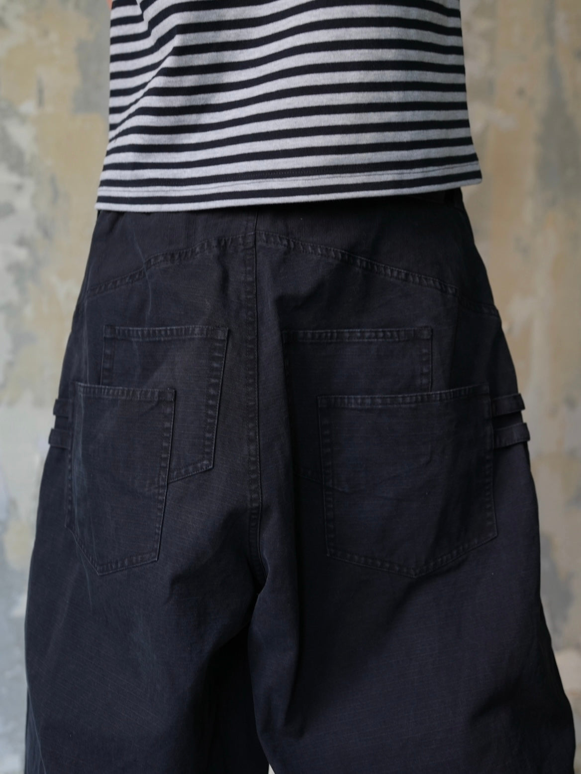 【Lee fi Ne】Ripstop Button Fly Trousers