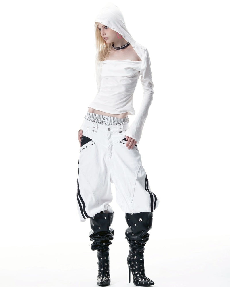 【CH2】WHITE SWAG PRINCESS ERA HOODIE