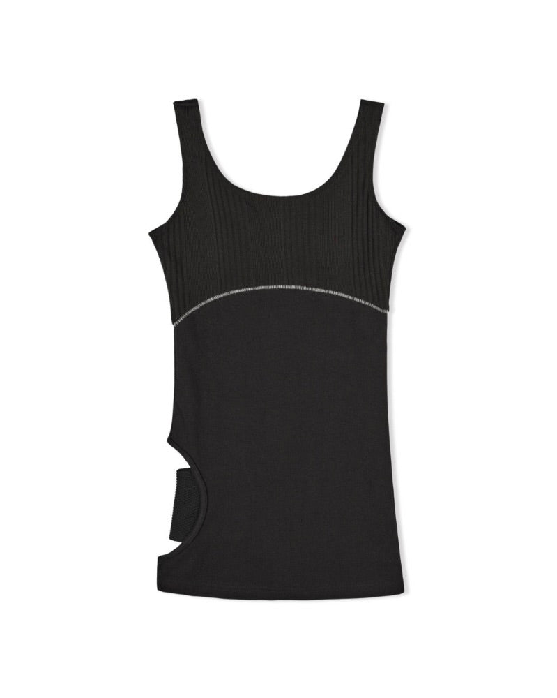 【bonienkiye】Side-Cutout Mini Dress