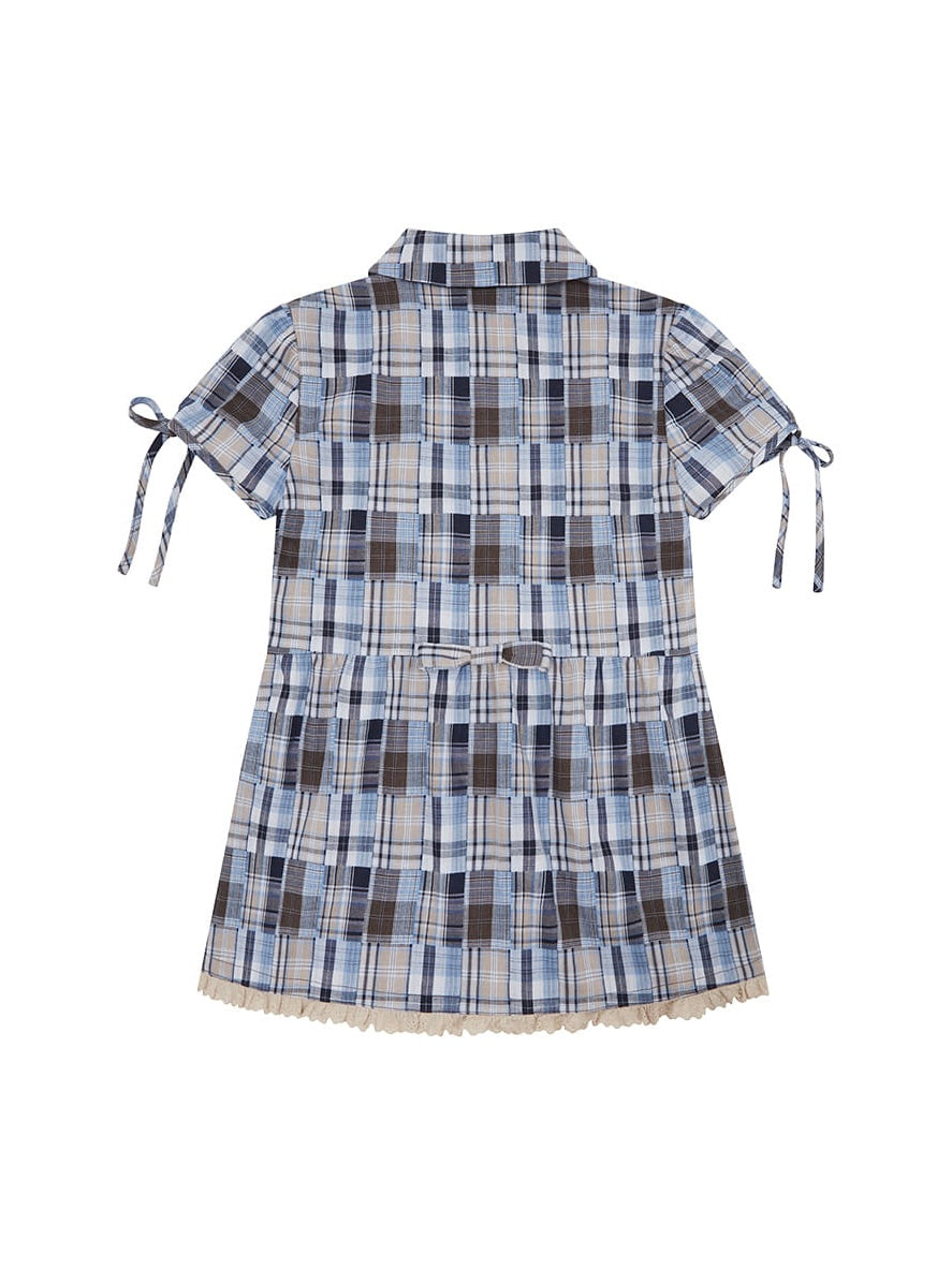 【TUOMIO】PUFF SLEEVES RIBBON BLOUSE