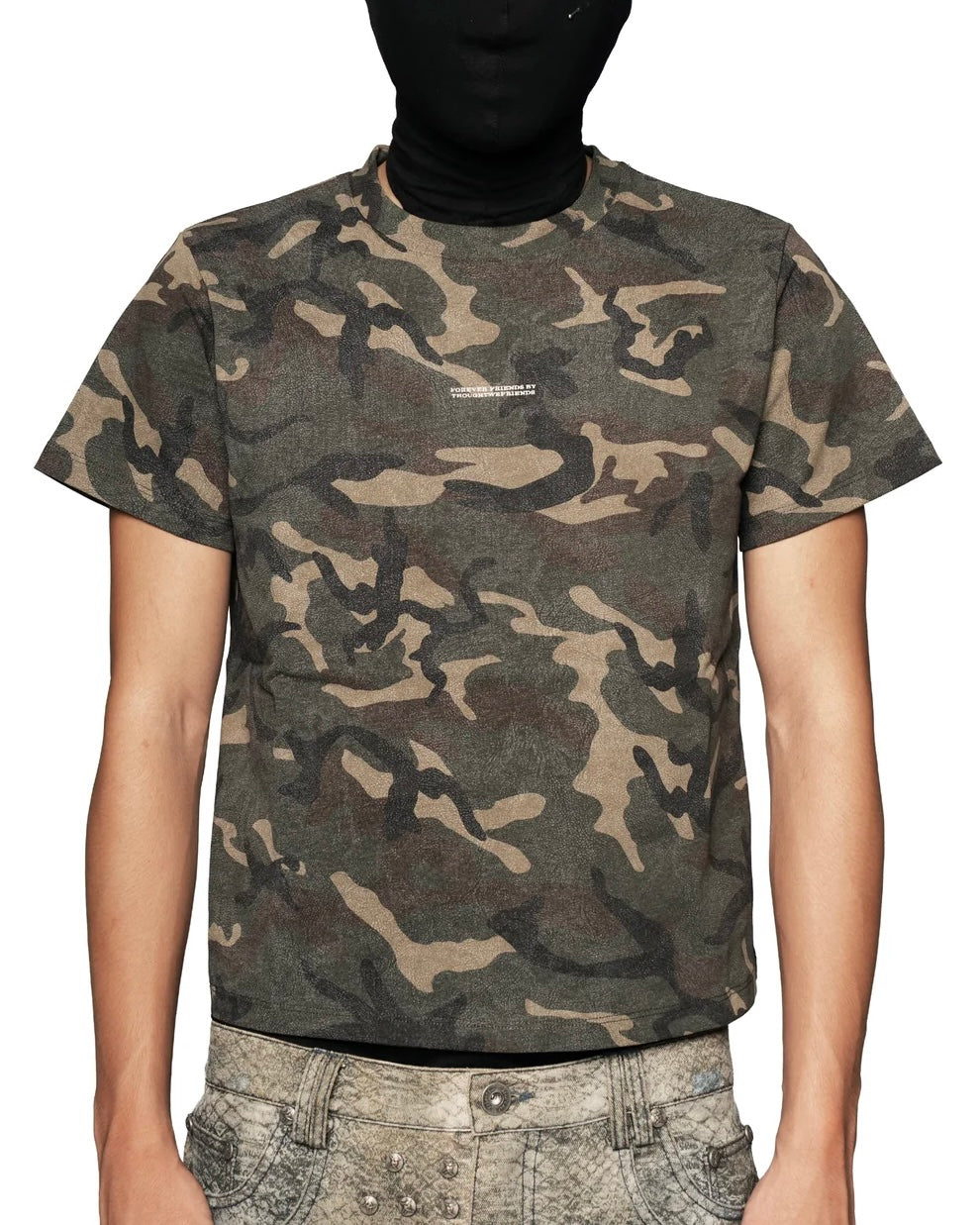 【Thought We Friends】Nameless Mid- Cropped Tshirt