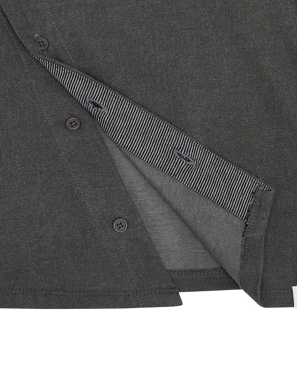 【TUOMIO】STRIPE BUTTON LONG SLEEVE