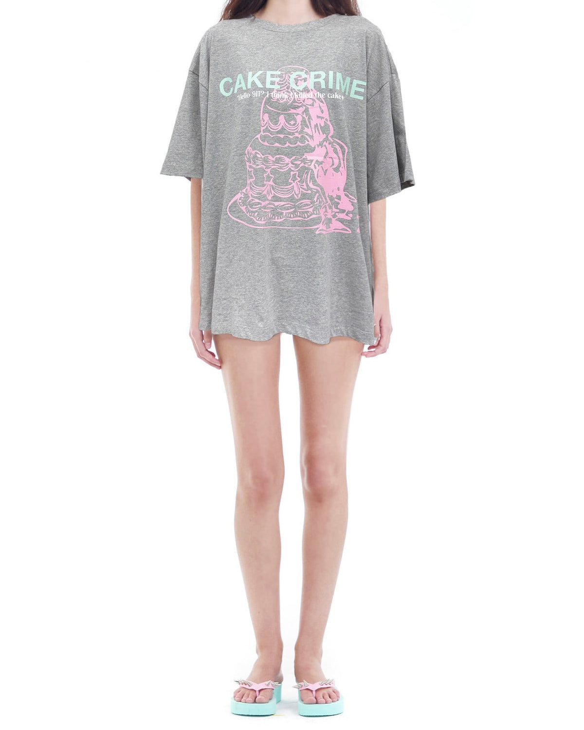 【SELES HOUSE】Cake Crime Oversized Tee