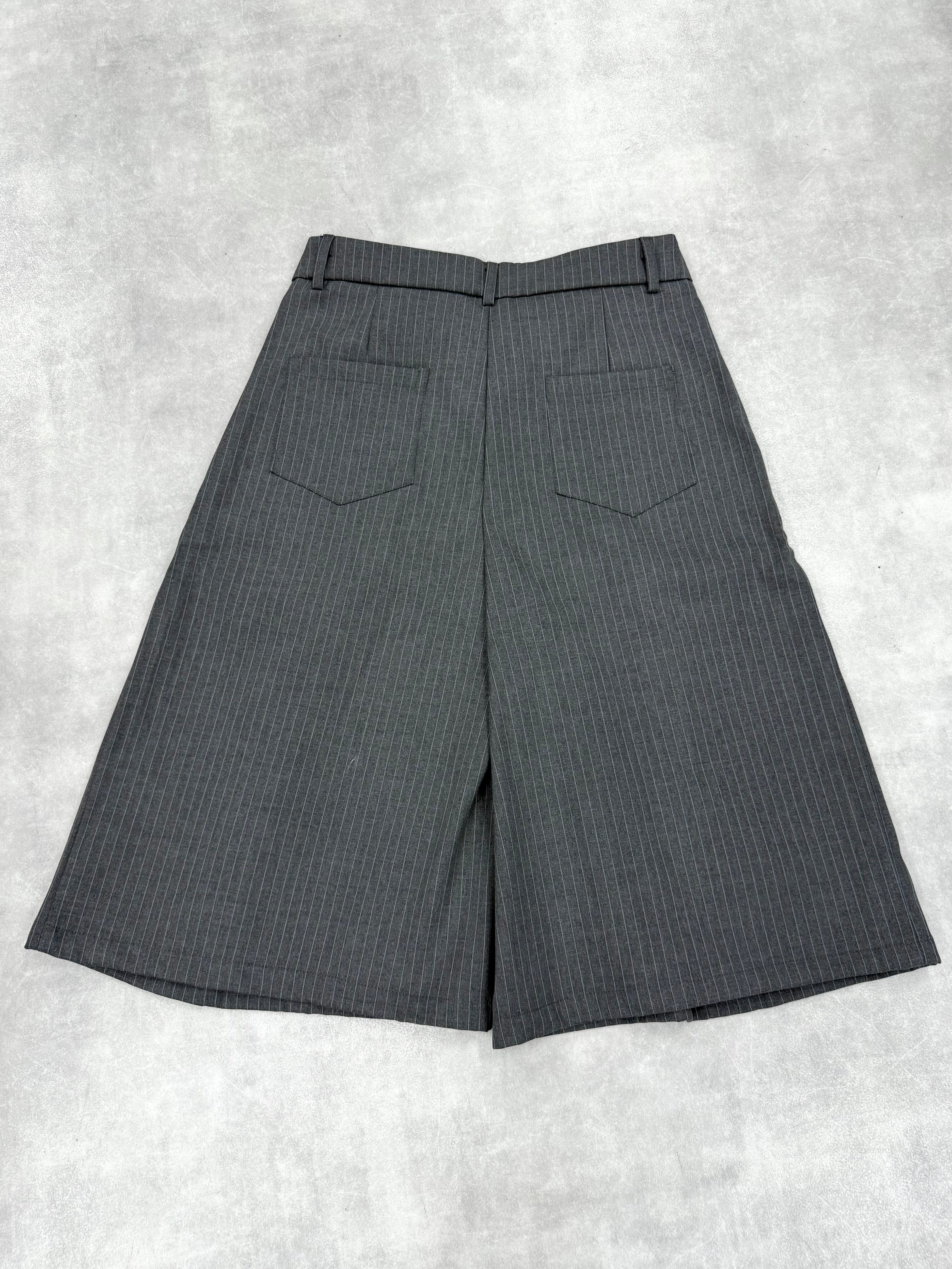 7/17 20:00 発売 国際配送【Nerd out XU】seven point stripe wide leg pants (2color)