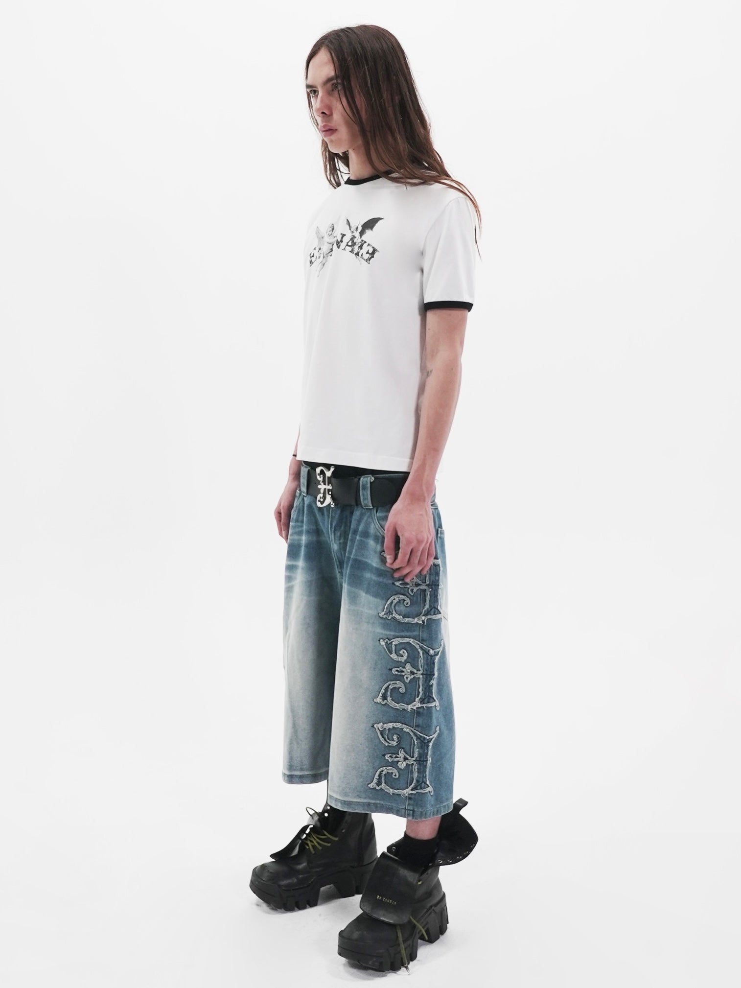 【E RIN AI E】HOLY FUNKY DUO SHORT SLEEVE T