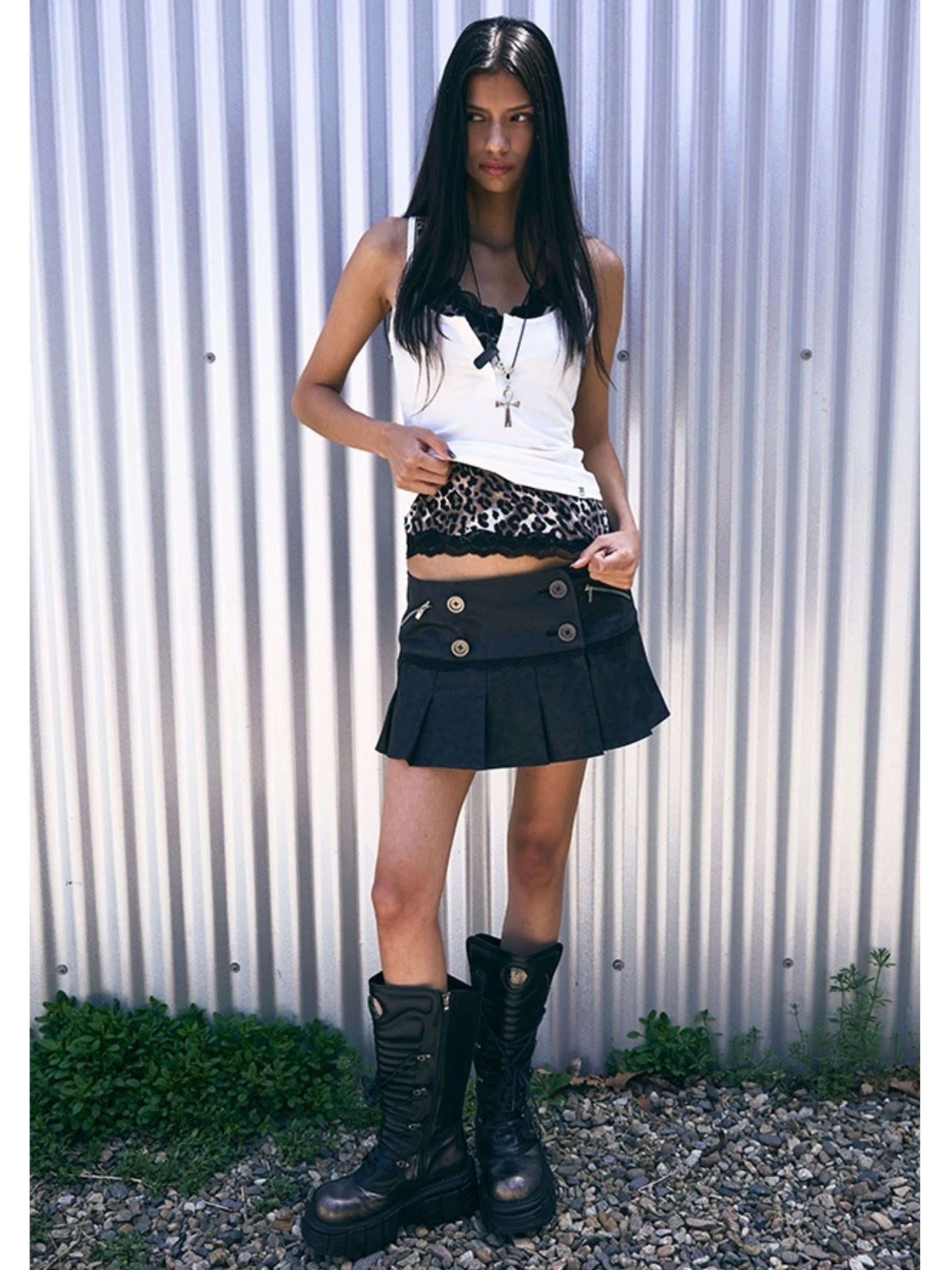 6/6 20:00発売【NOT KNOWING】Lace Layered Cami Set