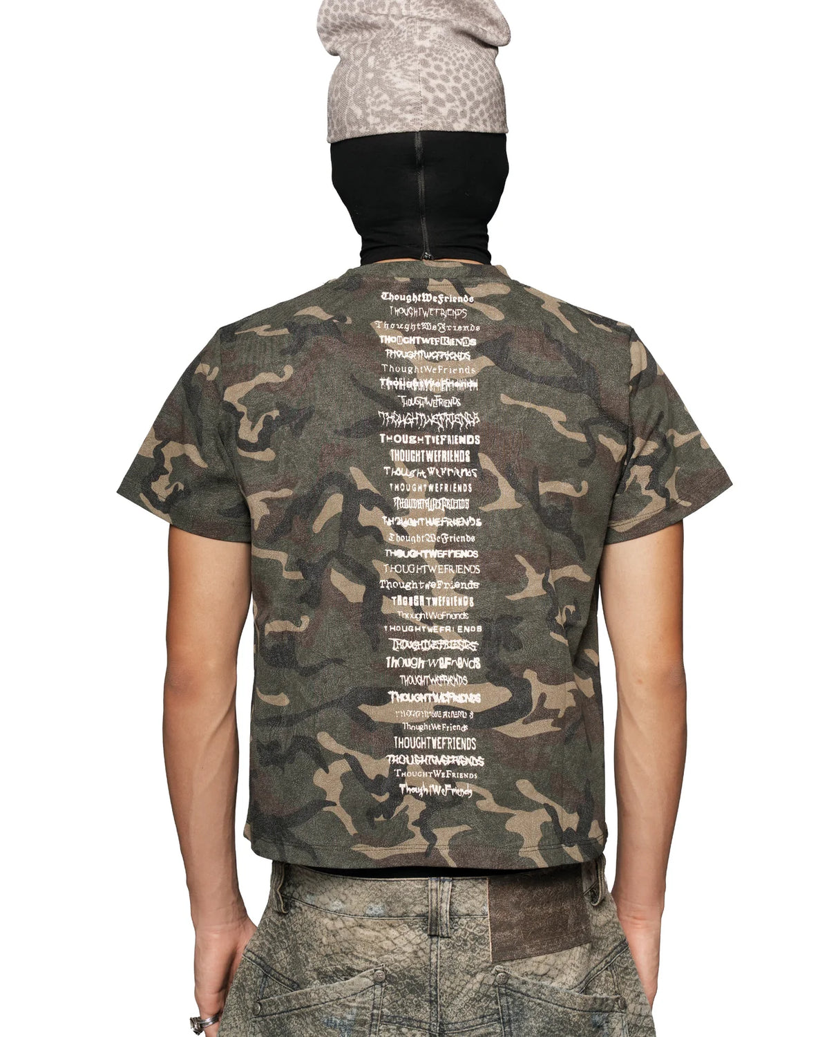 【Thought We Friends】Nameless Mid- Cropped Tshirt
