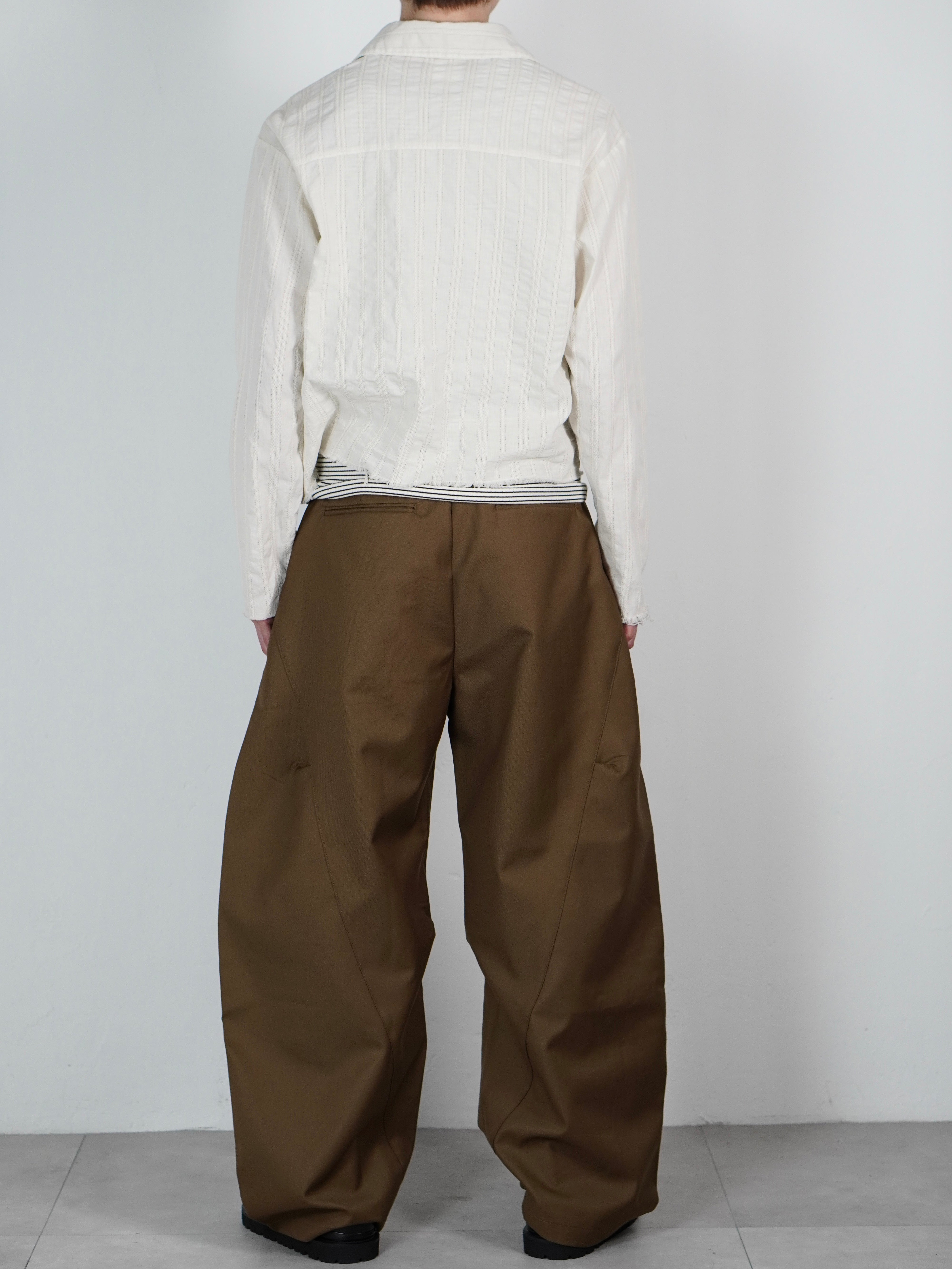 トップス ESCSTUDIO chikashitsuplus 受注制【Chikashitsu +】pigment cut off shirt (2color) – PRESSING