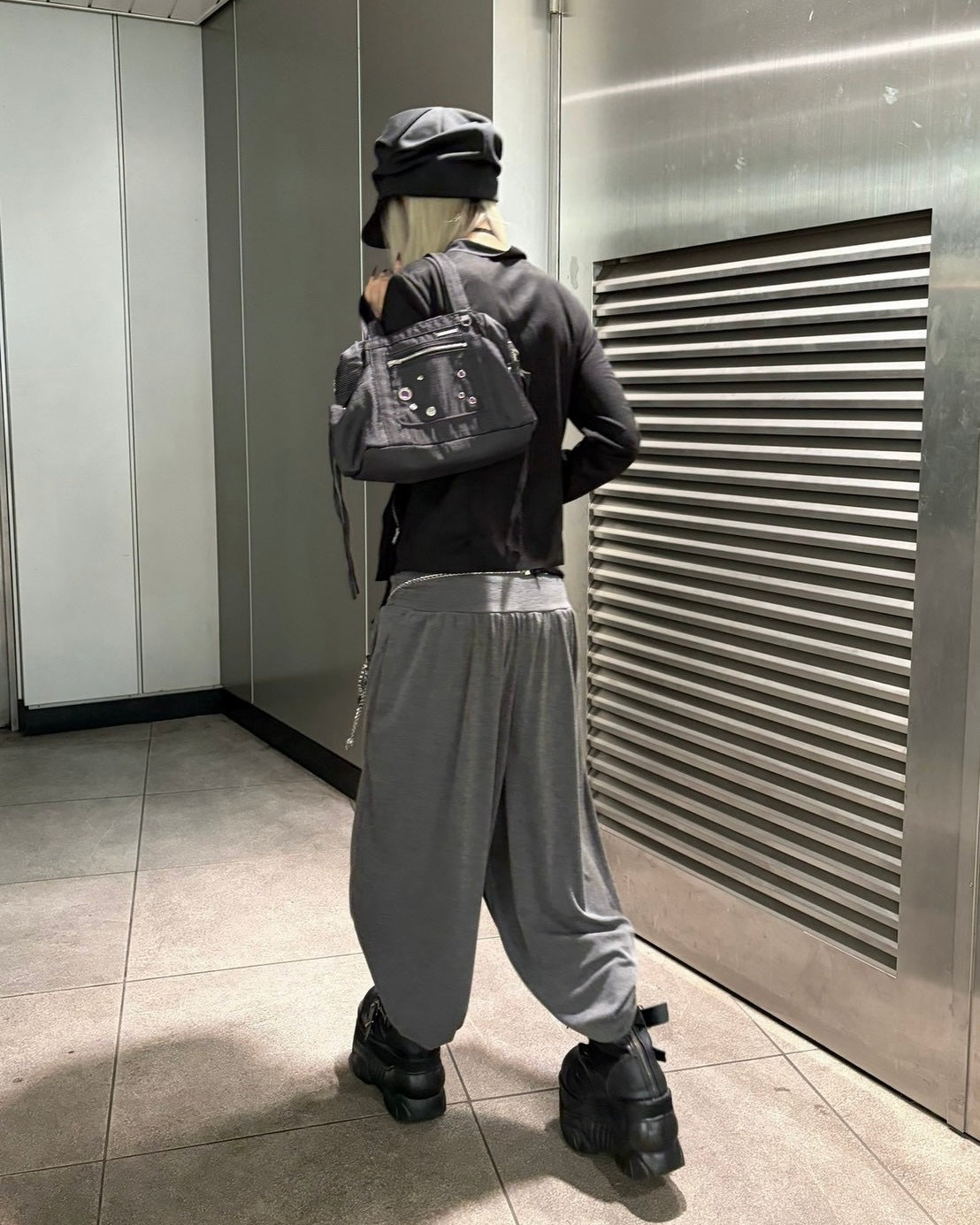 受注制【nmtc+】sweat sarouel pants (3color)