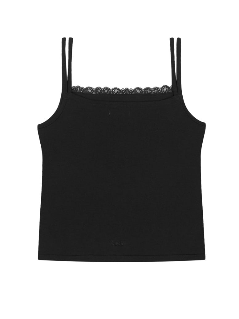 【OJOS】Double Strap Lace Sleevless