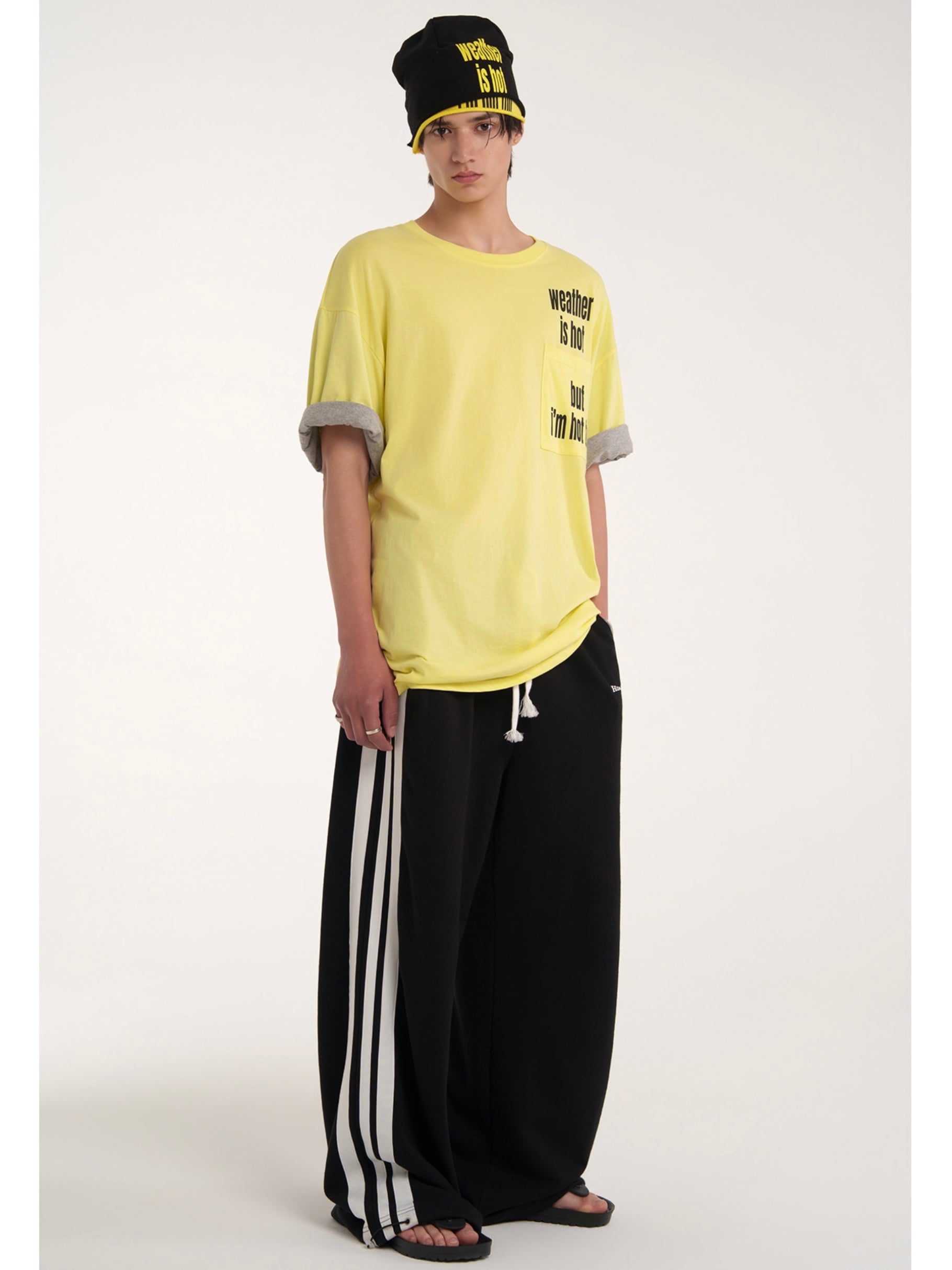 【ESC STUDIO】Homie 3-stripe sweat pants