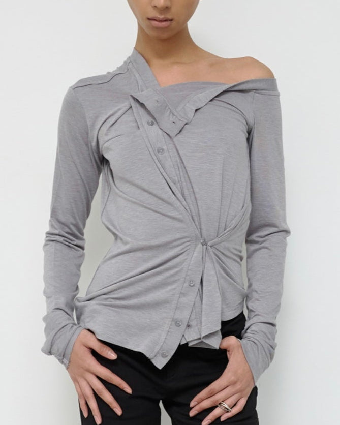 【NACHE】One-Shoulder Multiway Cardigan[CD-01]
