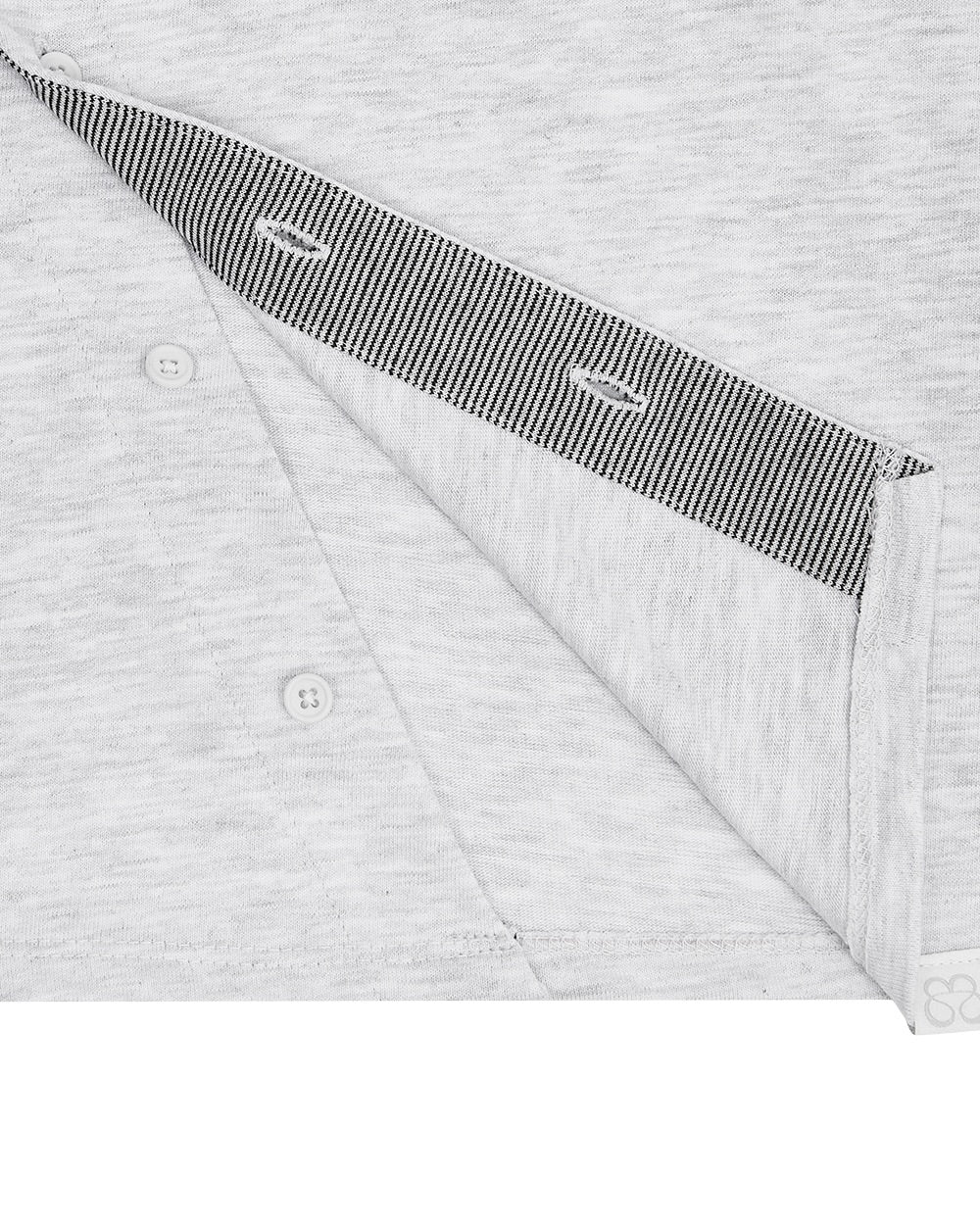 【TUOMIO】STRIPE BUTTON LONG SLEEVE