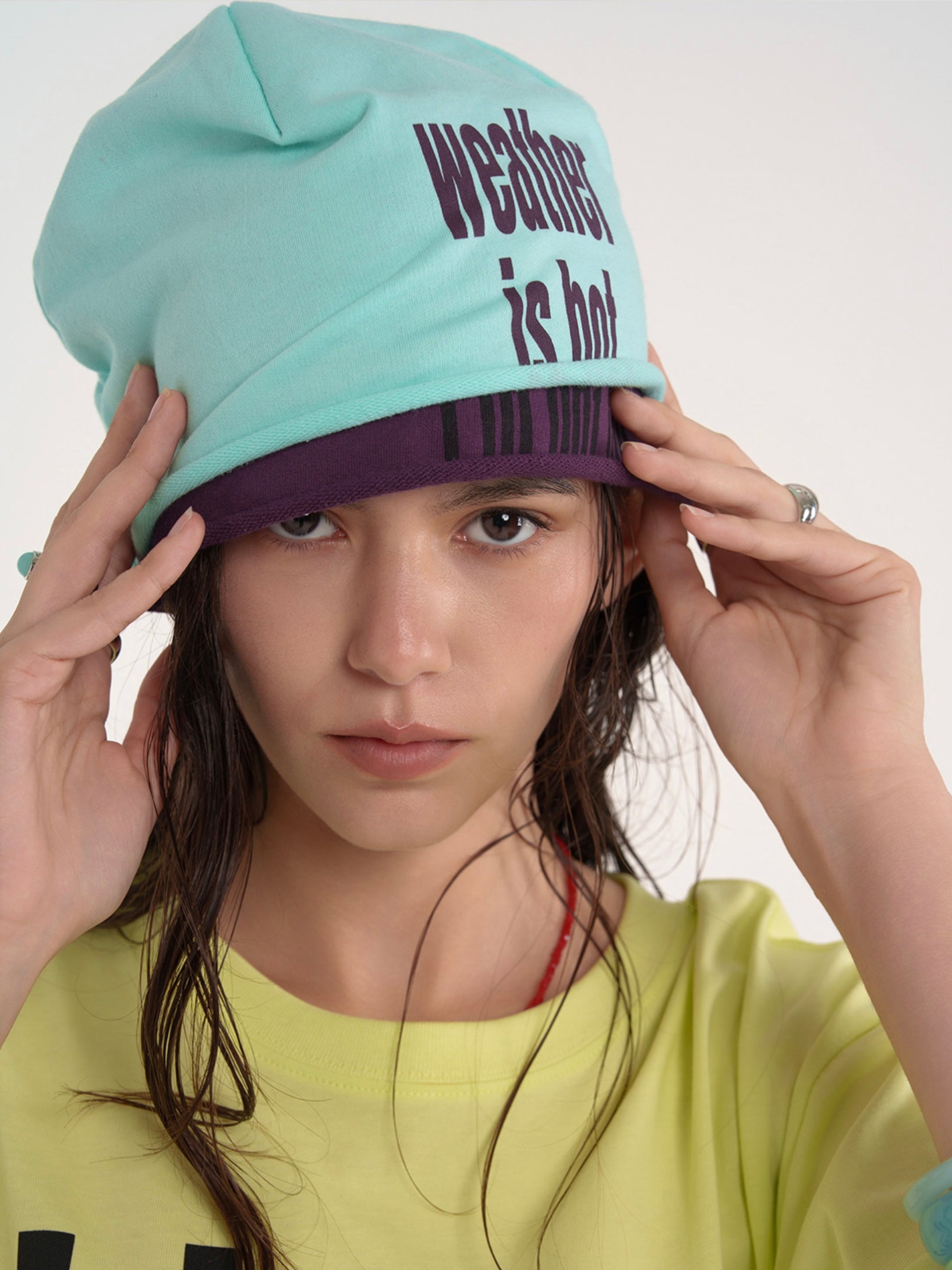 【ESC STUDIO】I'm hot double beanie