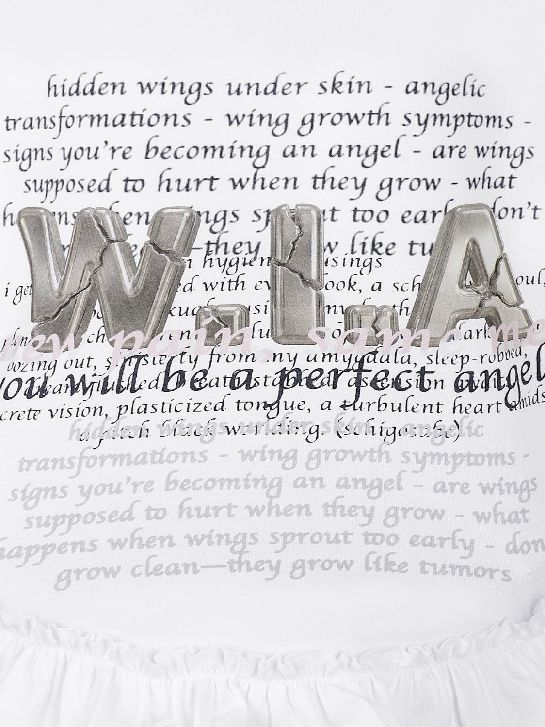 【W.I.A】W X N T-SHIRT 007