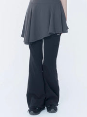 【Miseki seoul】Ribbed side pocket pants