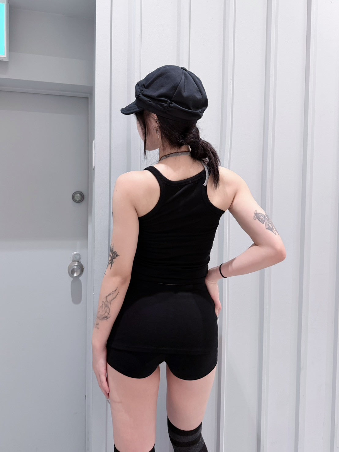 7/10 20:00発売 受注制【nmtc+】Button Shirring Skort (3color)