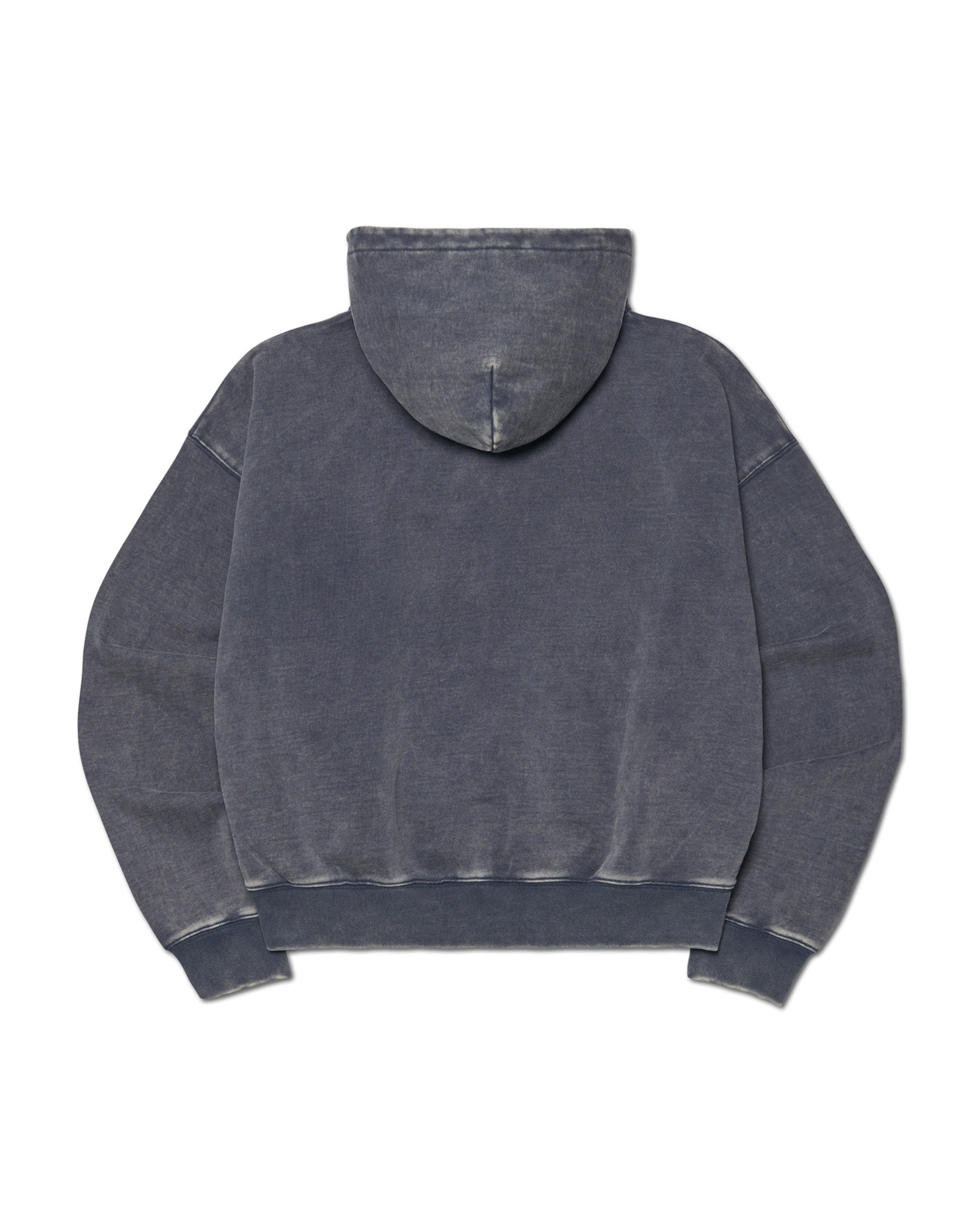 【NOMANUAL】APPLIQUE HOODED ZIP-UP