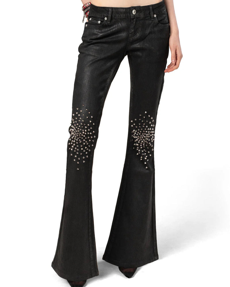 【RACER WORLDWIDE】Waxed Spike Denim