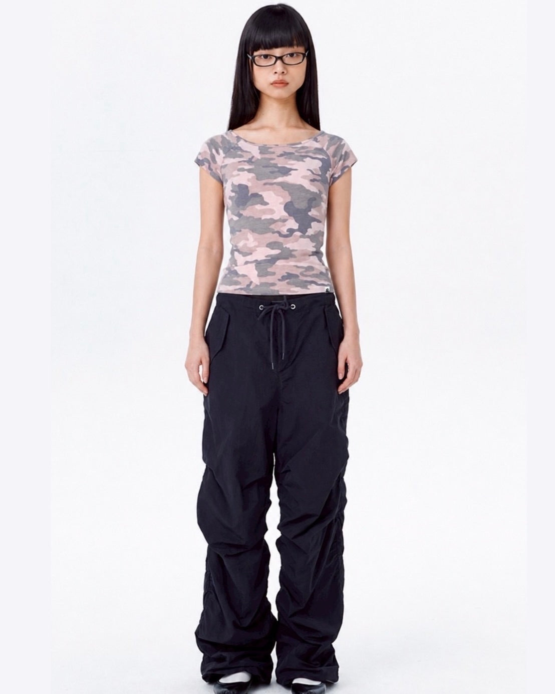 【runningHIGH】CAMOUFLAGE H/S TEE