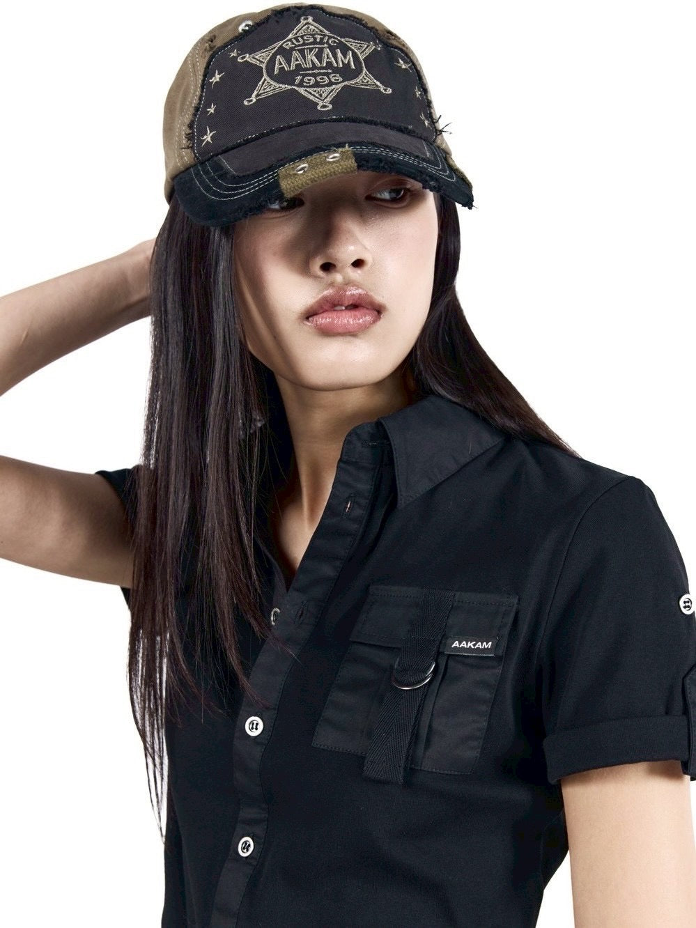 【AAKAM】Rustic Sheriff Ball Cap