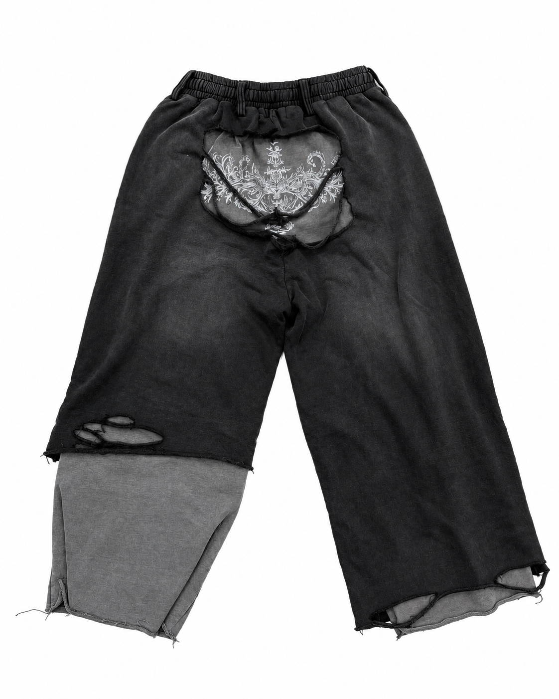 【DIG YOUR OWN GRAVE】TRIBAL CROSS LAYERED PANTS
