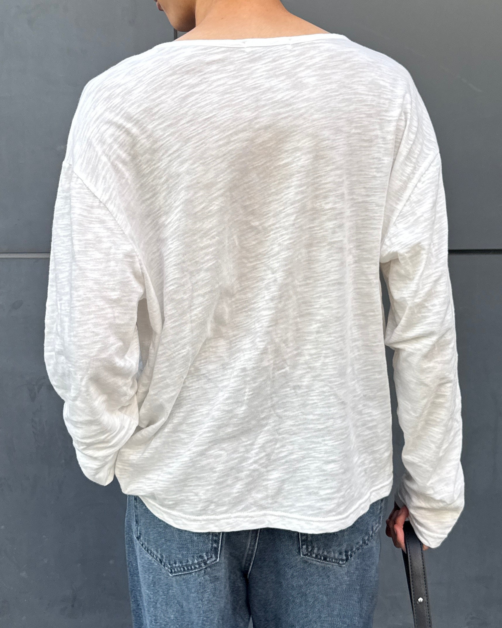 東京店WEB限定受注制【Chikashitsu +】summer slub long sleeve (4color)