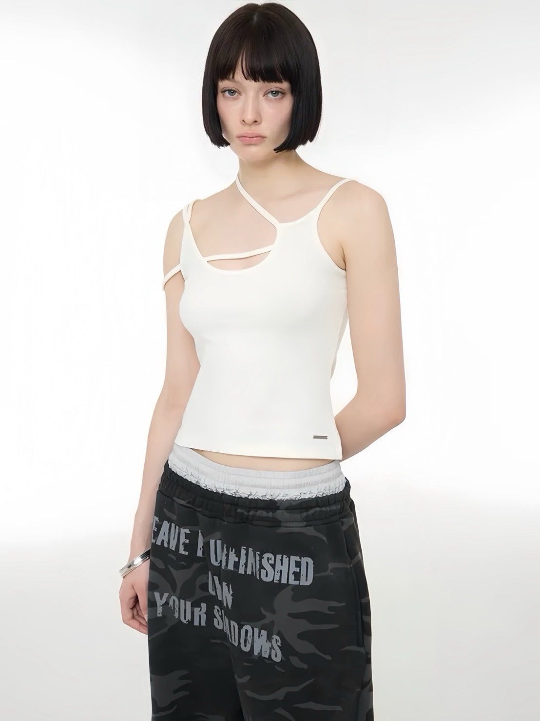 【ROCK CAKE】Layer Strap Tank Top