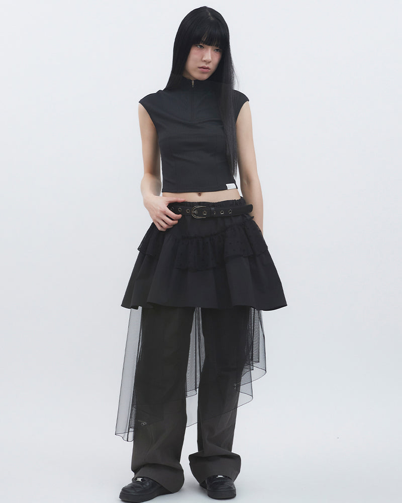 【TUOMIO】FLOWER EYELET BELT
