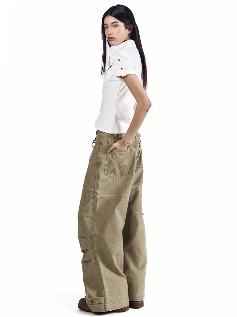 【AAKAM】Cowboy Chaps Cotton Pants