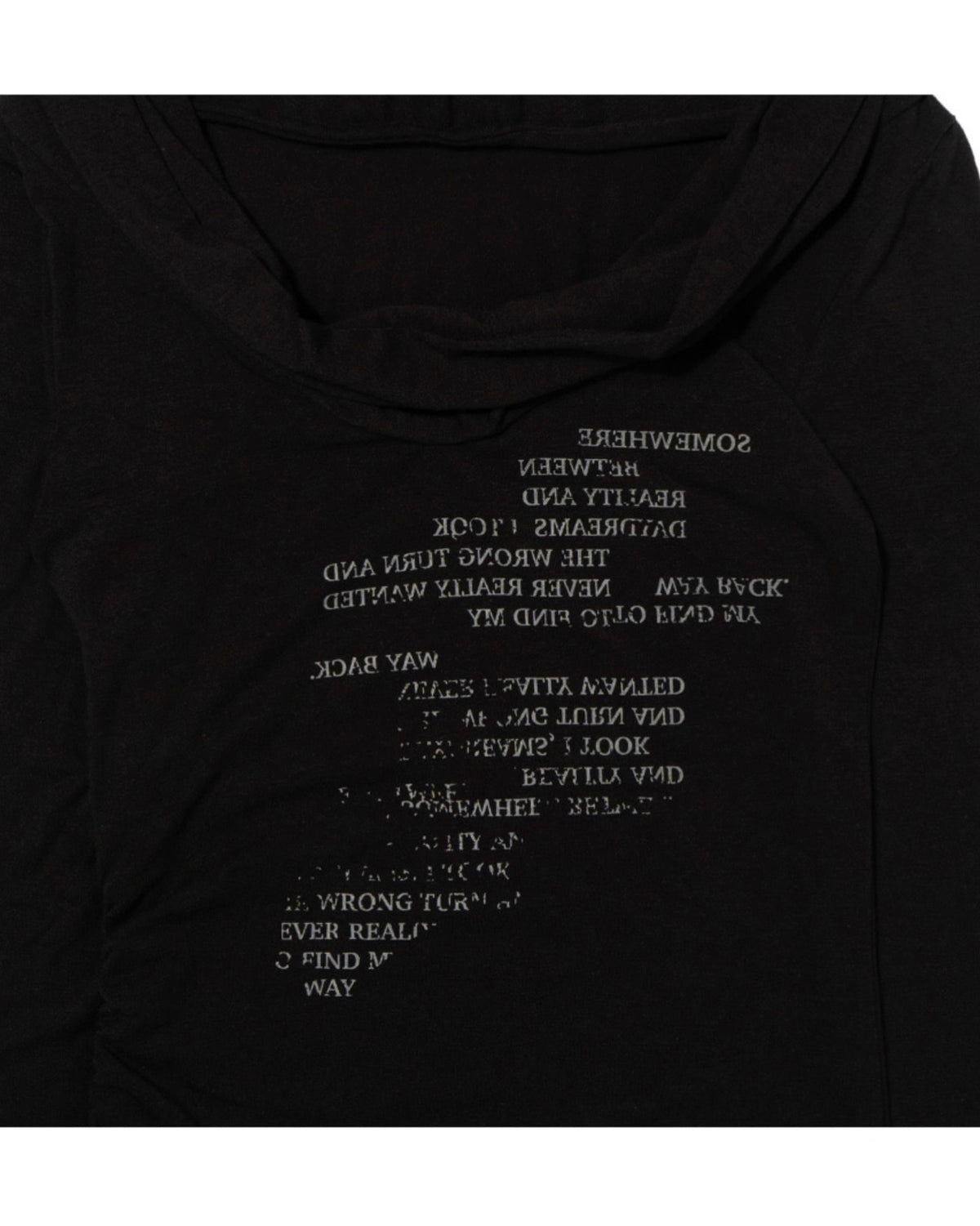 【FANCY CLUB】DRAPE HOODIE LONG SLEEVE
